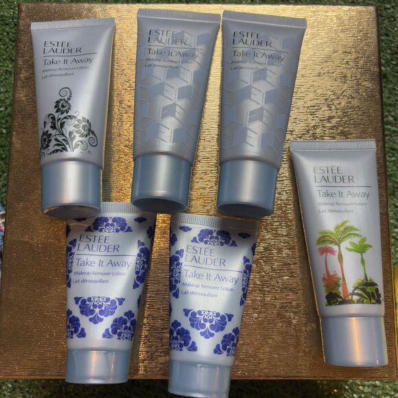 Lot 6 Estee Lauder Take It Away Makeup Remover Lotion 1oz/ 5oz Each - Picture 1 of 1